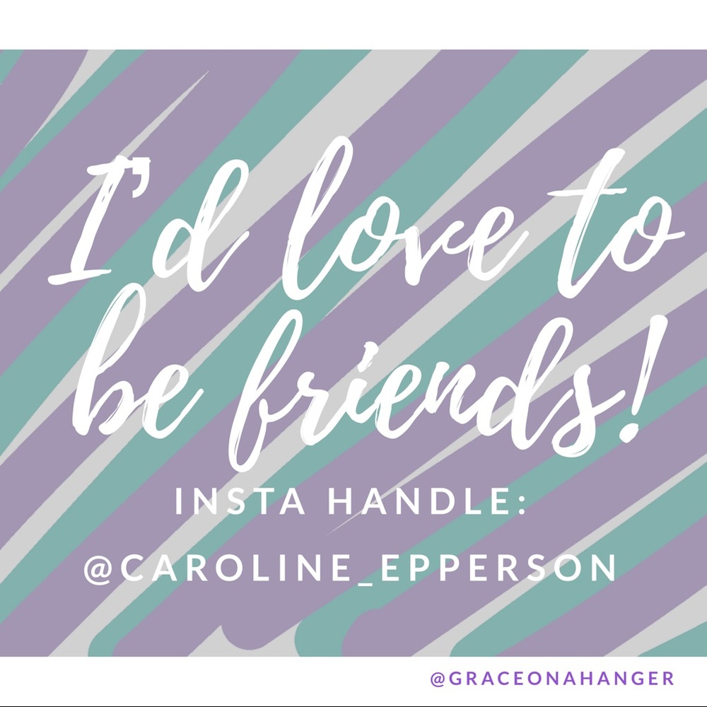 Let’s be Insta friends!🦋💜
